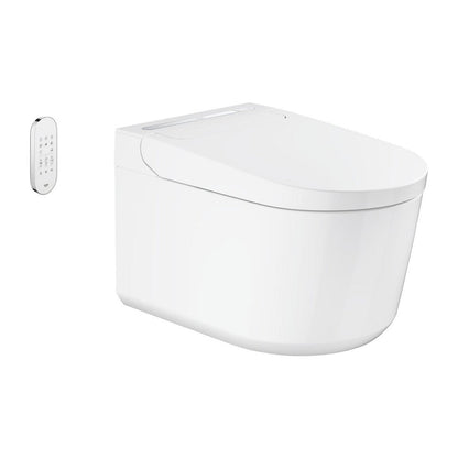 Комплект тоалетна чиния Grohe Sensia Pro Rimless с електрическа биде функция, бял гланц и капак Softclose