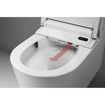 Комплект тоалетна чиния Grohe Sensia Pro Rimless с електрическа биде функция, бял гланц и капак Softclose
