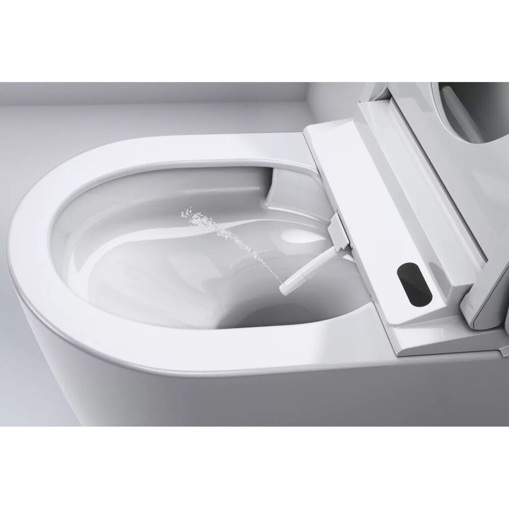 Комплект тоалетна чиния Grohe Sensia Pro Rimless с електрическа биде функция, бял гланц и капак Softclose