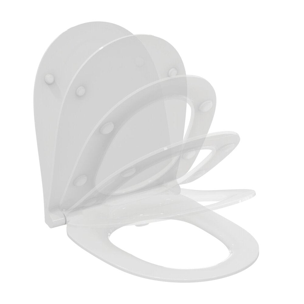 Сет тоалетна чиния Ideal Standard I.life O HydroTwist с капак softclose бял