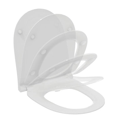 Сет тоалетна чиния Ideal Standard I.life O HydroTwist с капак softclose бял
