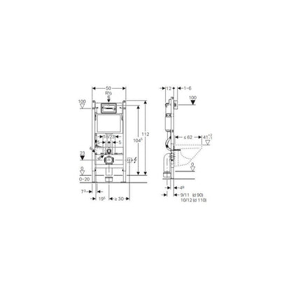 Комплект стенен WC Ideal Standard Tesi AquaBlade с капак softclose, клапа и резервоар Geberit Duofix Delta