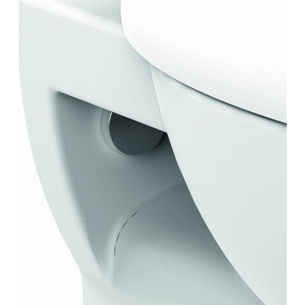 Сет тоалетна чиния Inter Ceramic окачена бяла гланц с капак softclose
