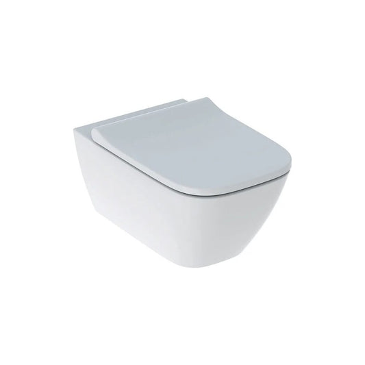 Geberit Smyle Square Wall-Hung Toilet Set with Slim Soft Close Seat