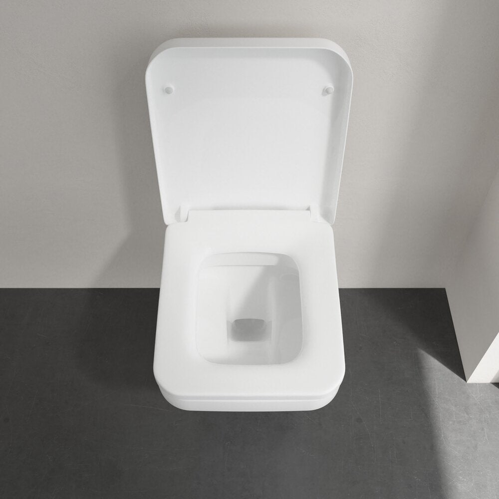 Сет за окачена тоалетна Villeroy&Boch Architectura Combi-Pack DirectFlush Rimless с капак бял Alpin CeramicPlus