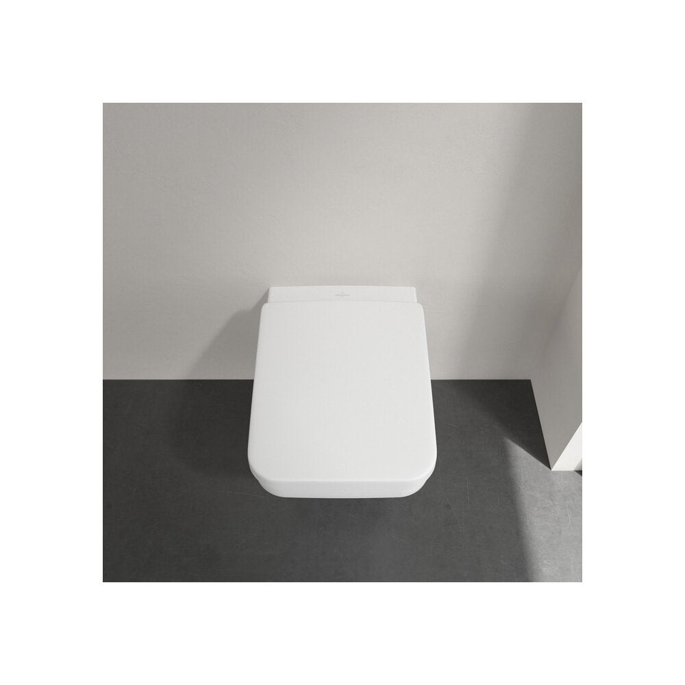 Сет за окачена тоалетна Villeroy&Boch Architectura Combi-Pack DirectFlush Rimless с капак бял Alpin CeramicPlus
