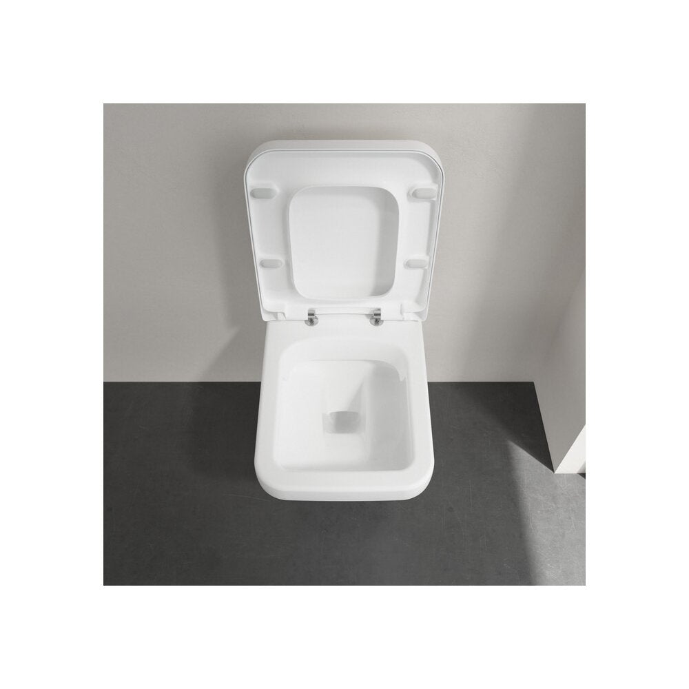 Сет за окачена тоалетна Villeroy&Boch Architectura Combi-Pack DirectFlush Rimless с капак бял Alpin CeramicPlus