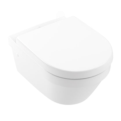 Сет за окачено WC Villeroy&Boch Architectura Combi-Pack DirectFlush Rimless с капак softclose бял Alpin CeramicPlus