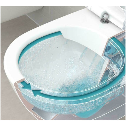 Комплект за стенно тоалетно казанче Villeroy&Boch Omnia Architectura DirectFlush с капак с плавно затваряне