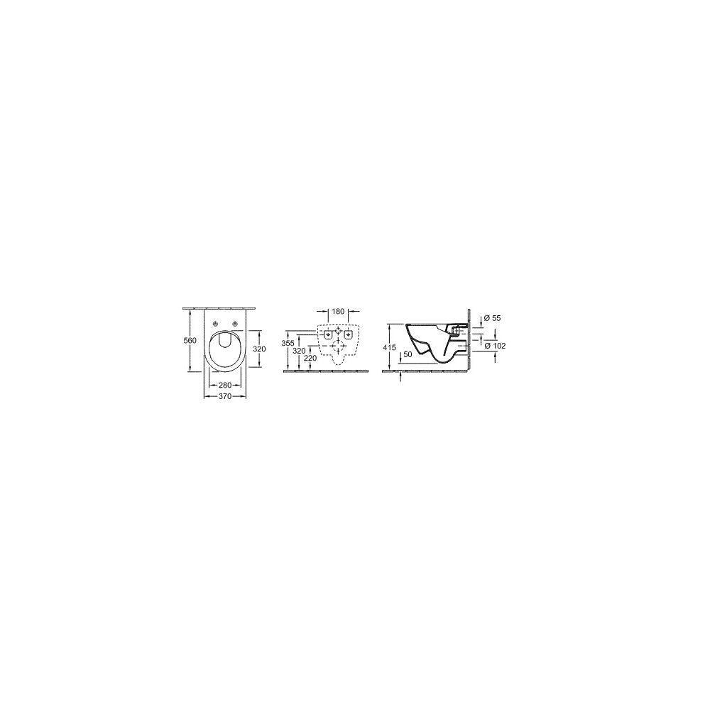 Комплект стенен тоалетен съд Villeroy&Boch Subway 2.0 DirectFlush с капак softclose Quick Release