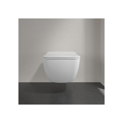 Сет за стенен тоалетен чиния Villeroy&Boch Venticello Combi-Pack DirectFlush Rimless с капак softclose бял Alpin CeramicPlus
