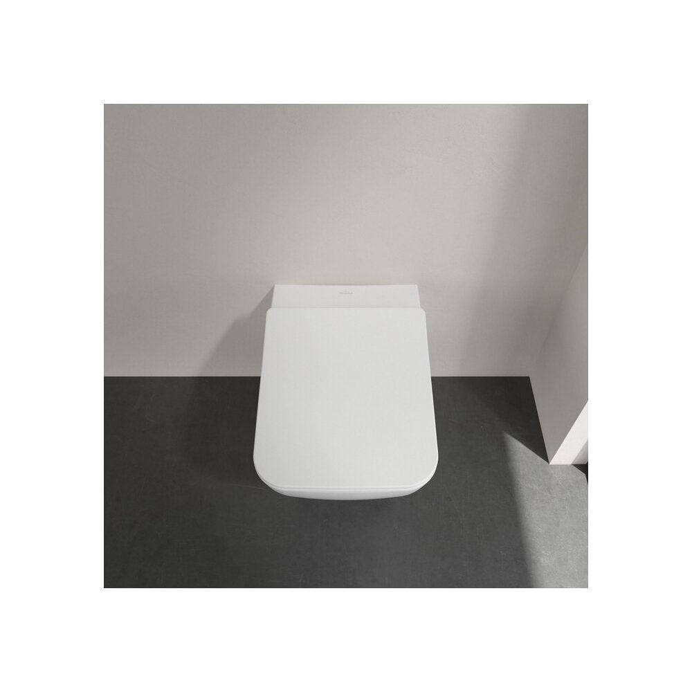 Сет за стенен тоалетен чиния Villeroy&Boch Venticello Combi-Pack DirectFlush Rimless с капак softclose бял Alpin CeramicPlus