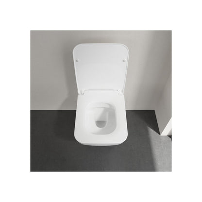 Сет за стенен тоалетен чиния Villeroy&Boch Venticello Combi-Pack DirectFlush Rimless с капак softclose бял Alpin CeramicPlus