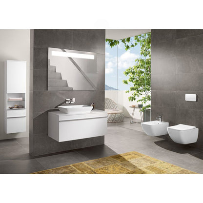 Сет за стенен тоалетен чиния Villeroy&Boch Venticello Combi-Pack DirectFlush Rimless с капак softclose бял Alpin CeramicPlus