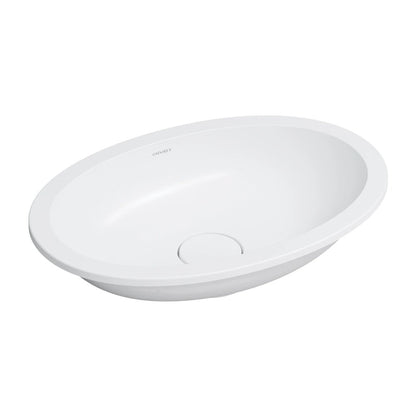 Лавоар под плот Omnires Shell M+ матово бяло 55 cm
