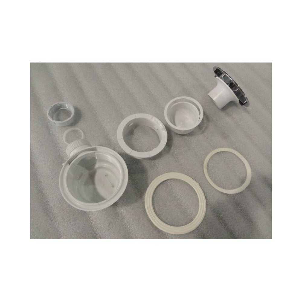 Inter Ceramic Glossy White Shower Tray Siphon
