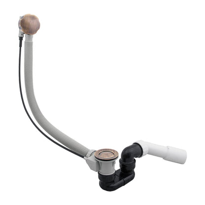 Drain with Overflow for Bathtub Omnires Cgs Antique Bronze