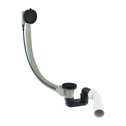 Siphon with overflow for Omnires Cgs matte black bathtub