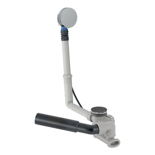 Geberit Overflow and Vent Siphon for Bathtub Chrome