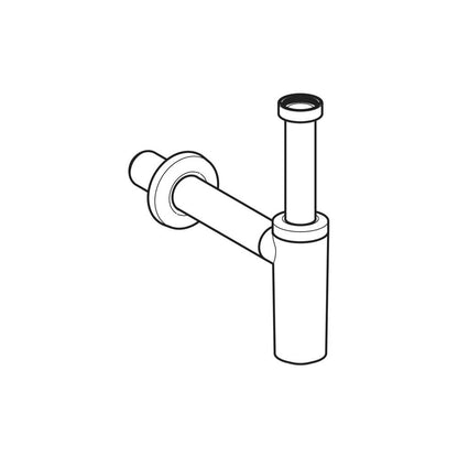 Естетичен сифони за умивалник Geberit хром гланц ø32 mm