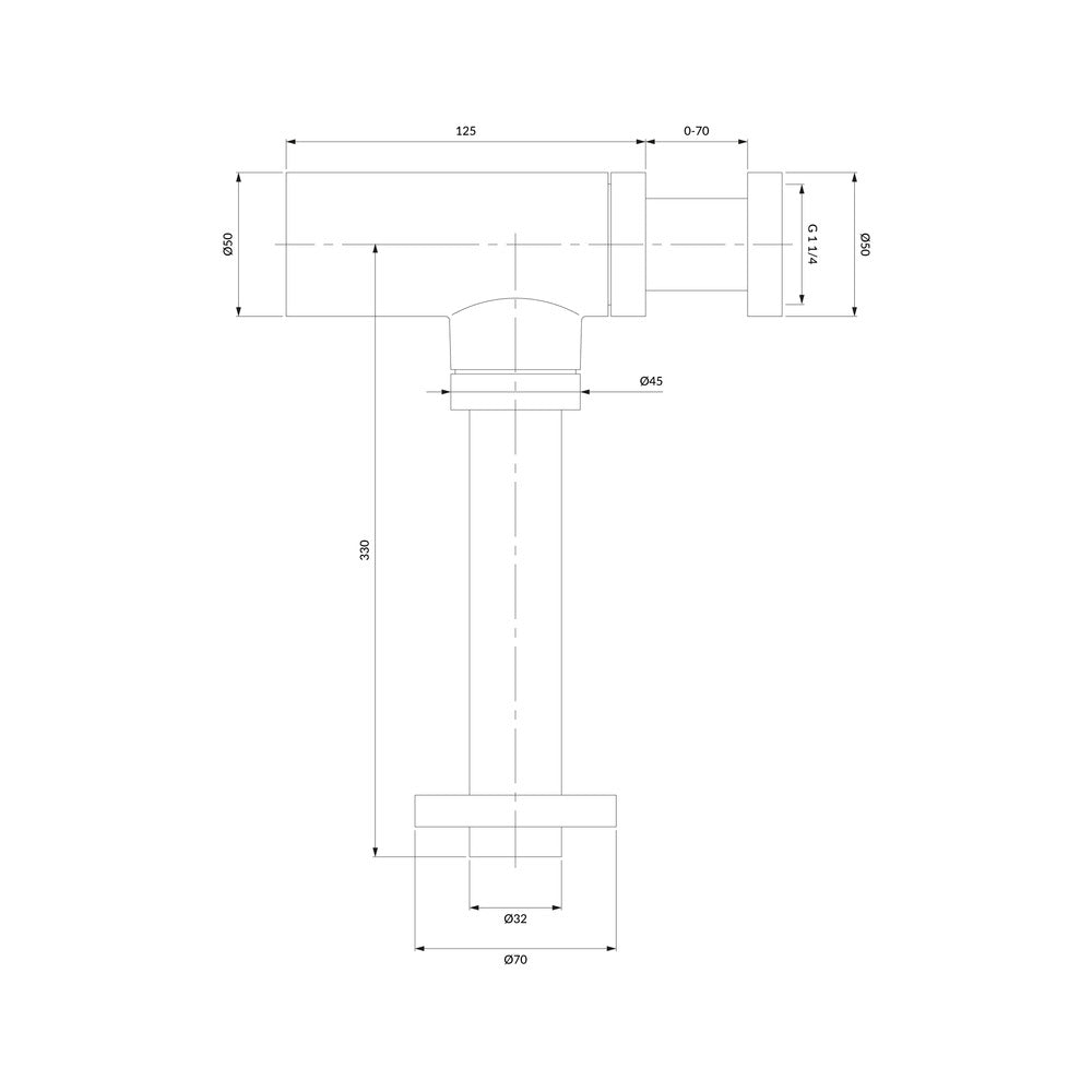 Sink Trap Omnires Graphite