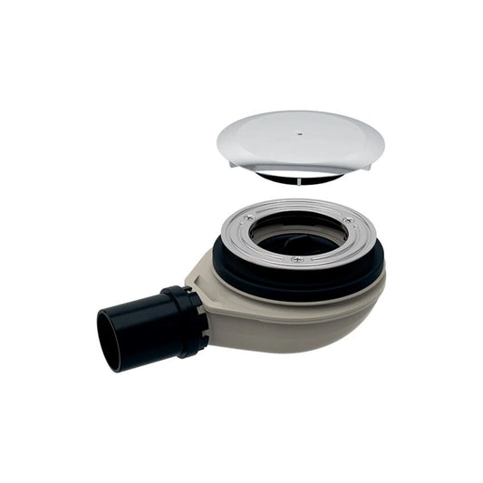 Geberit Shower Drain Siphon with Cover for Drain Valve
