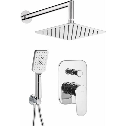 Deante Alpinia Built-in Shower System Chrome