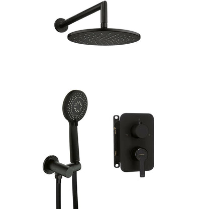 Built-in Shower System Deante Arnika Black with Built-in Body