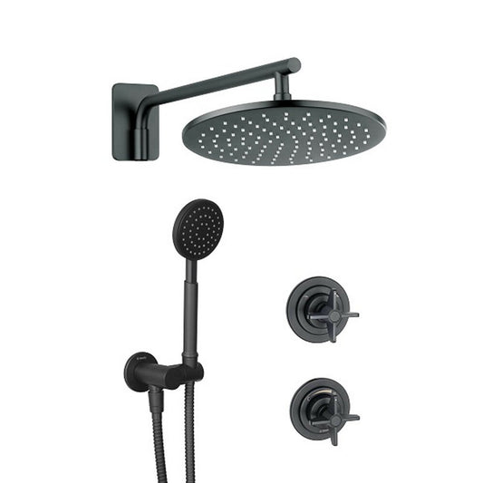 Built-in Shower System Deante Cascada Black