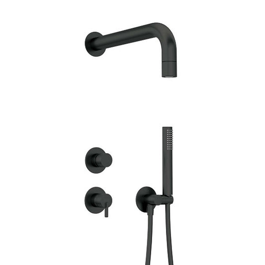 Deante Silia Built-in Shower System Black