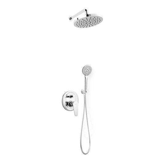 Ferro Rotondo Chrome Concealed Shower System