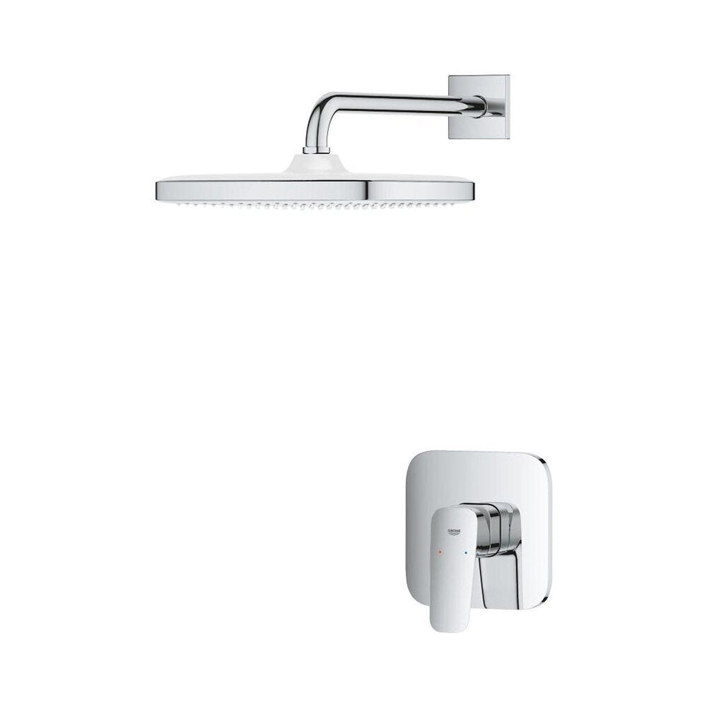Вграден душ система Grohe Cubeo Tempesta с глава 1 функция без вградена част хромирано покритие