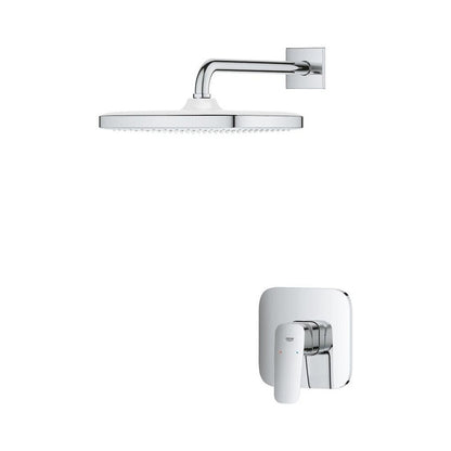 Вграден душ система Grohe Cubeo Tempesta с глава 1 функция без вградена част хромирано покритие
