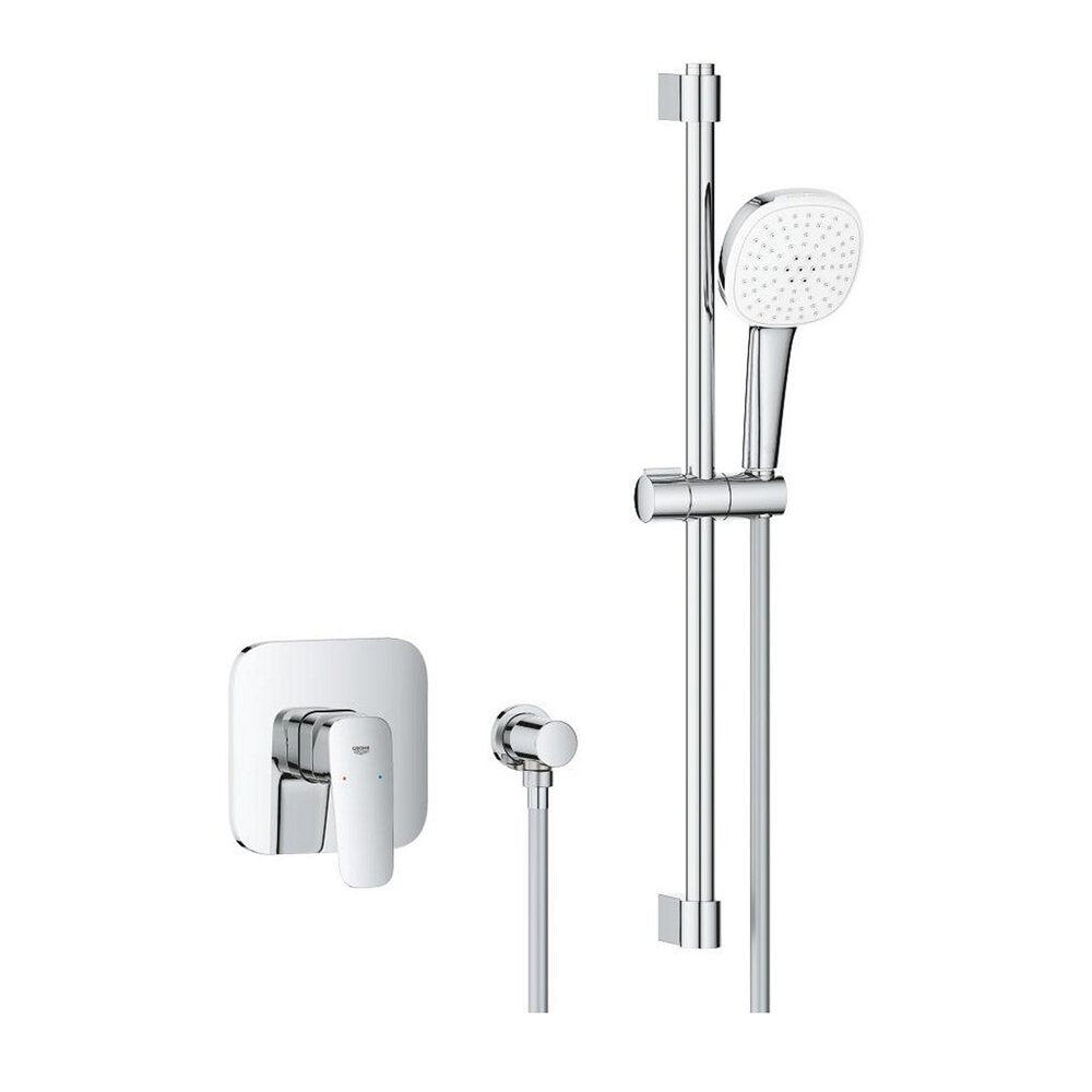 Вградена душ система Grohe Cubeo Tempesta с ръчен душ 2 функции без вградена част хром