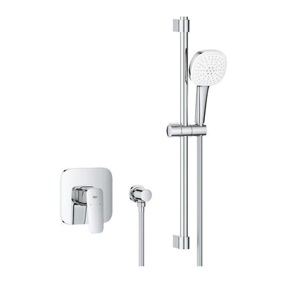 Вградена душ система Grohe Cubeo Tempesta с ръчен душ 2 функции без вградена част хром