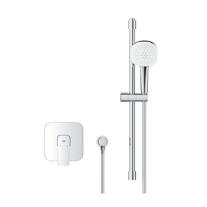 Вградена душ система Grohe Cubeo Tempesta с ръчен душ 2 функции без вградена част хром