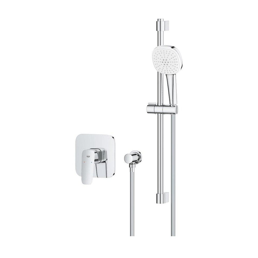 Вградена душ система Grohe Cubeo Tempesta с ръчен душ 2 функции без вградена част хром