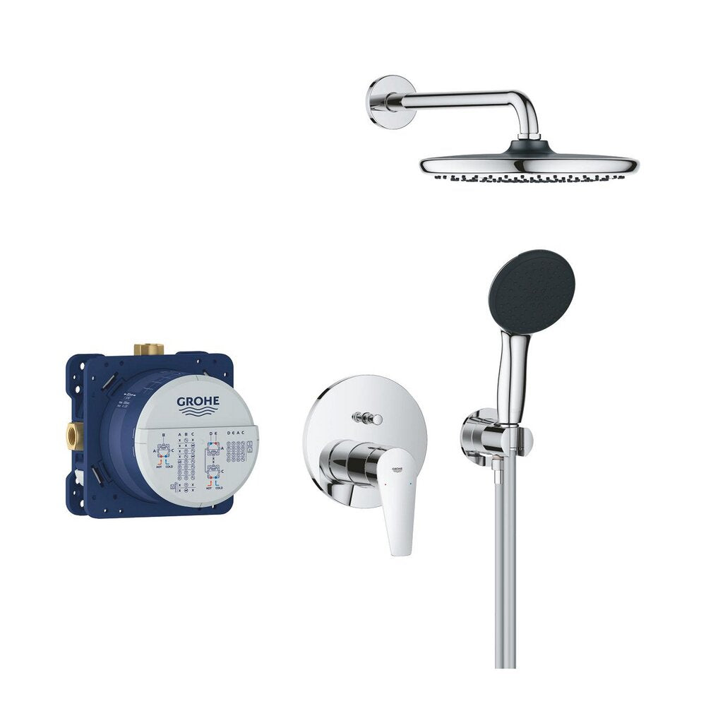 Вграден душов комплект Grohe Start Edge Vitalio Start с хромирано покритие