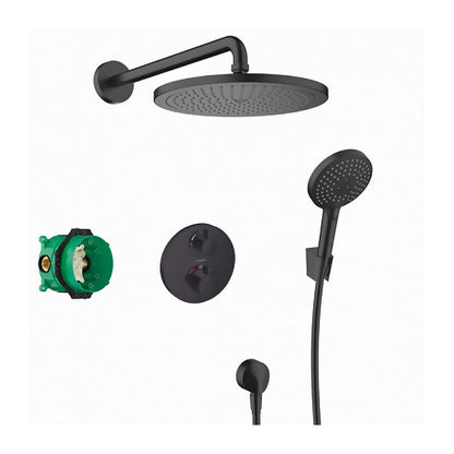 Built-in Shower System Hansgrohe Croma 280 Ecostat S Matte Black