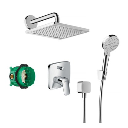 Built-in Shower System Hansgrohe Crometta E 240 Glossy Chrome