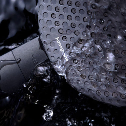 Вградена душ система Hansgrohe Raindance Alive Q с термостат и вградена част, матово черно покритие