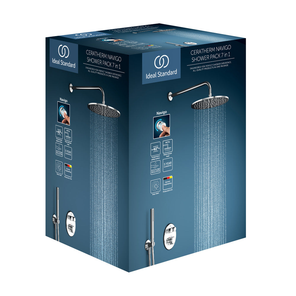 Вградена душ система Ideal Standard Ceratherm Navigo хром гланц