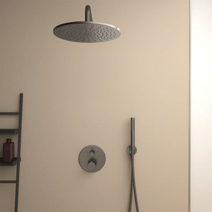 Ideal Standard Ceratherm T100 Matte Black Concealed Shower System