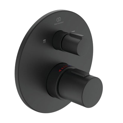 Ideal Standard Ceratherm T100 Matte Black Concealed Shower System