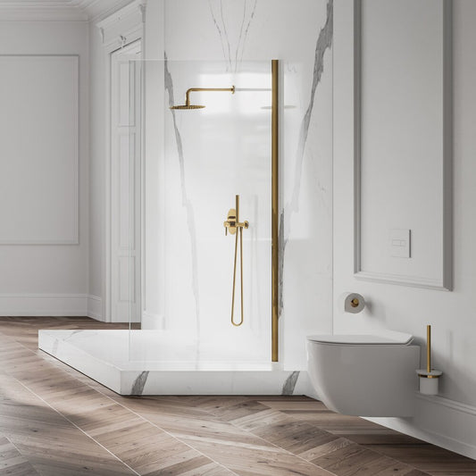 Omnires Y Built-in Shower System Gold Finish with 1 Function