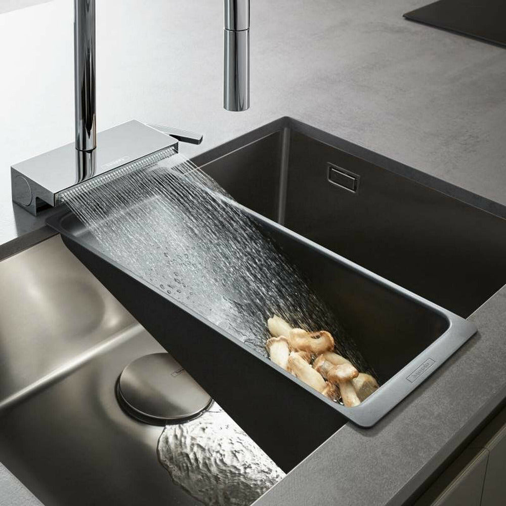 Сита за мивка черен мат Hansgrohe F14