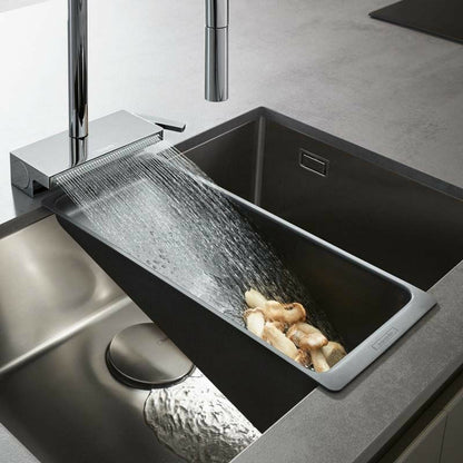 Сита за мивка черен мат Hansgrohe F14