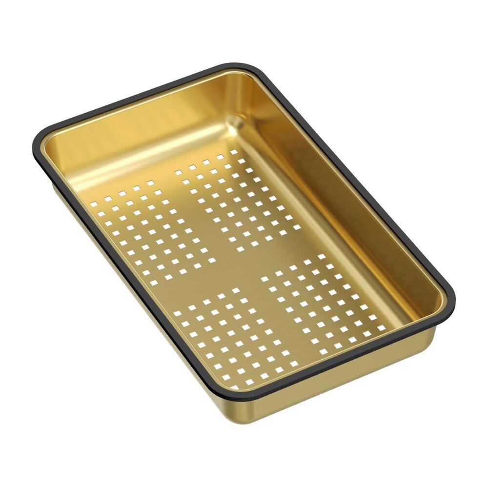 Сита за мивка Quadron Unique златно покритие 38x23 cm