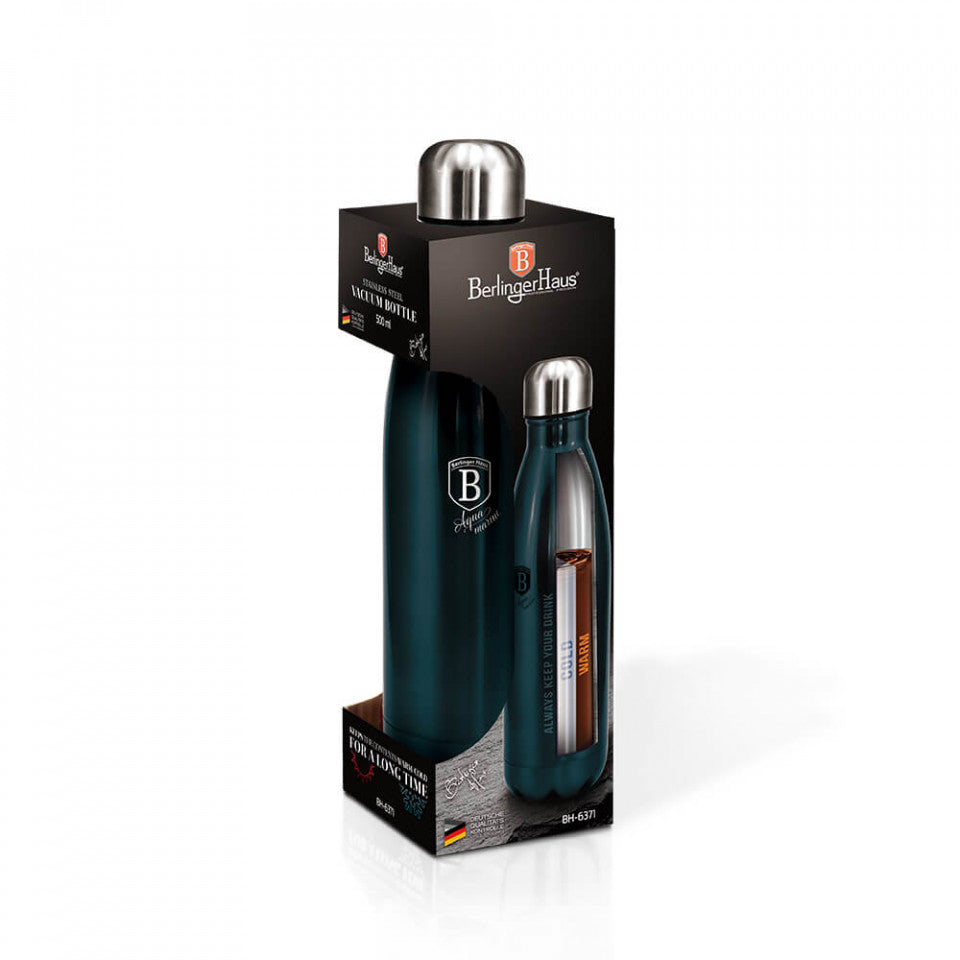 Термос бутилка 0.5 L Aquamarine Metallic Line Berlinger Haus BH 6371