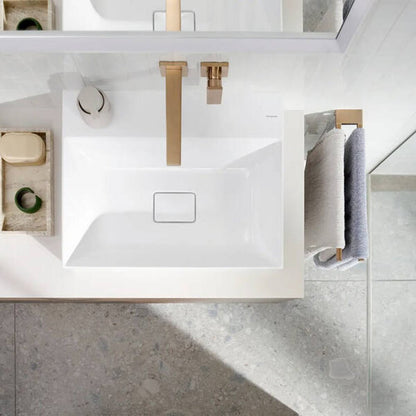 Двоен държач за хавлии Hansgrohe AddStoris 45 cm бронз перiat